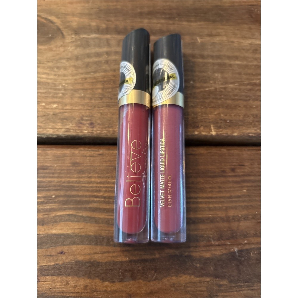 2 - Believe Beauty Velvet Matte Lipsticks- Up Town Girl & Mischief - 0.15 fl oz - Picture 3 of 3